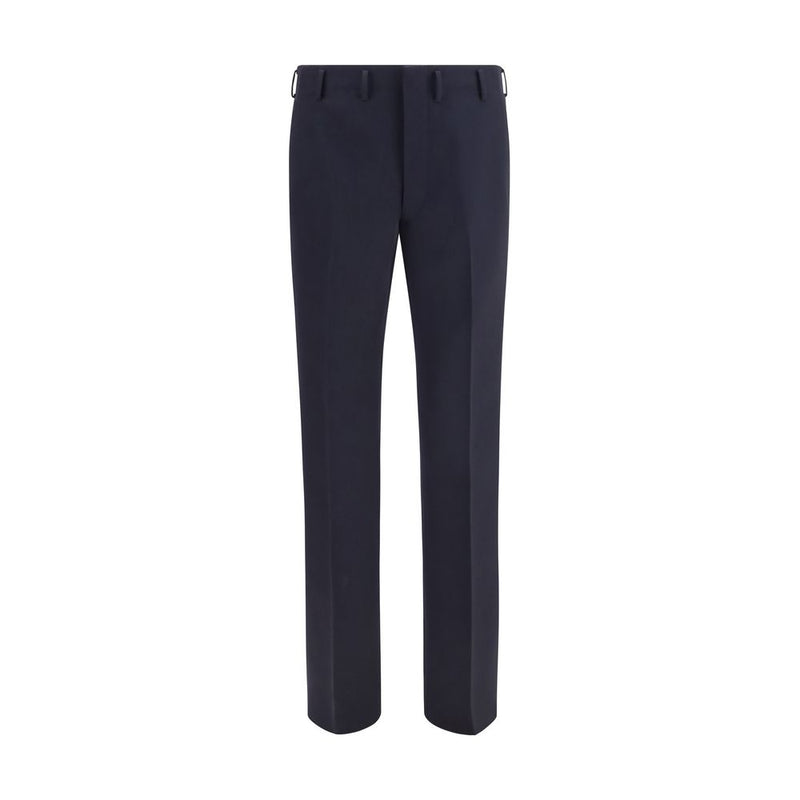 Prada Blue Wool Oves Aries Dress Pants
