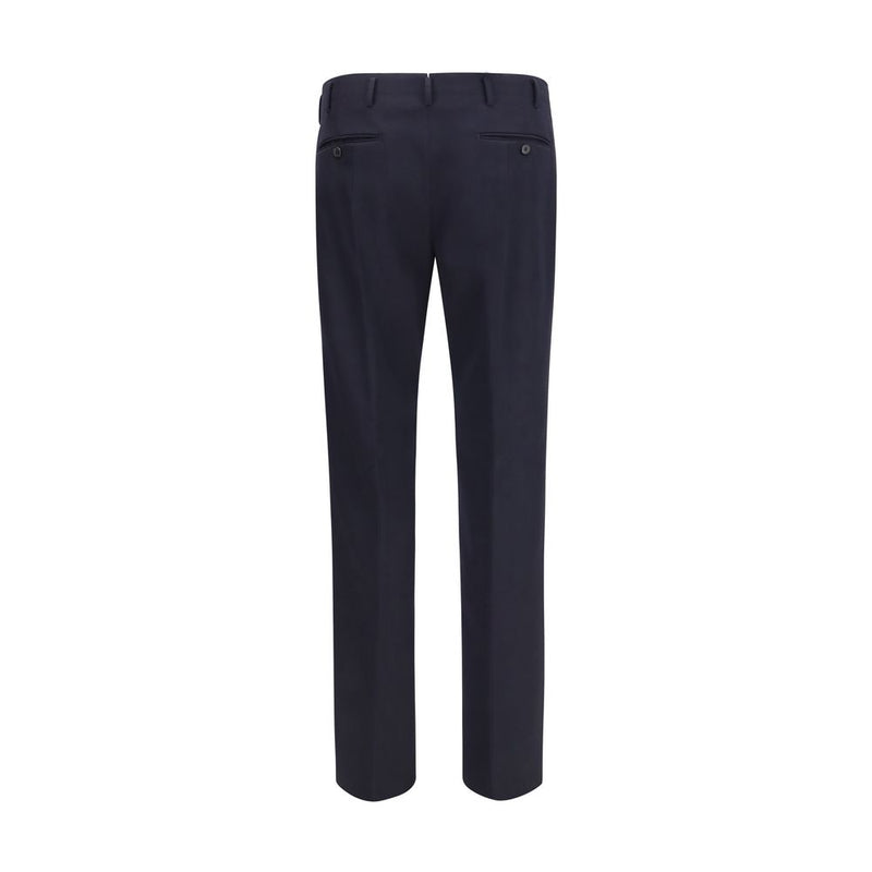 Prada Blue Wool Oves Aries Dress Pants