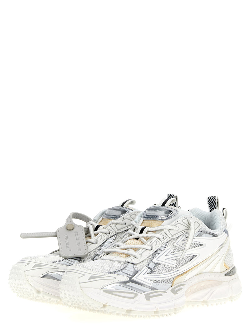 Off-White White Polyethylene Athletic Sneakers