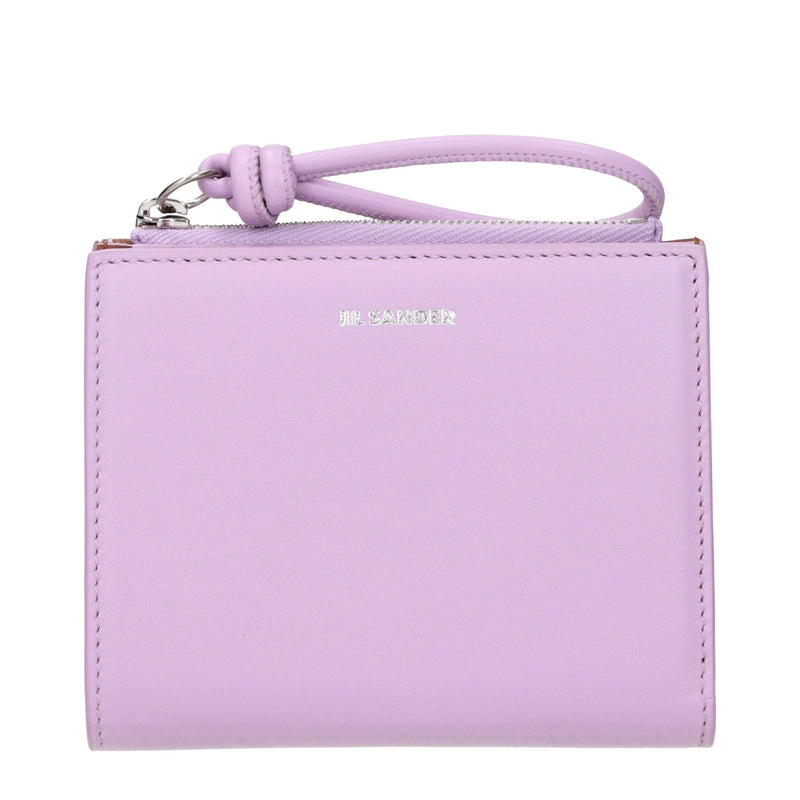 Jil Sander Pink Leather Wallet