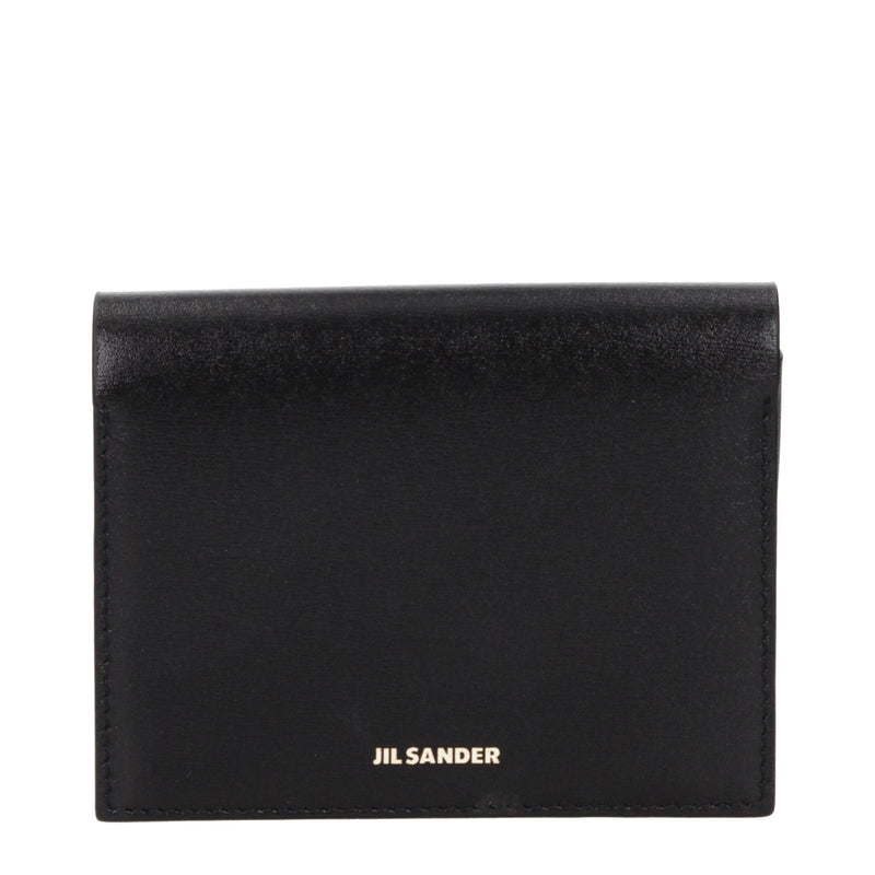 Jil Sander Black Leather Cardholder