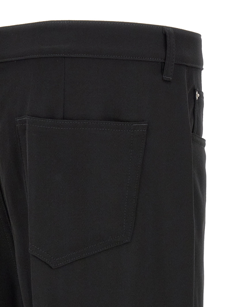 Rick Owens Black Cotton Relaxed Fit Jeans