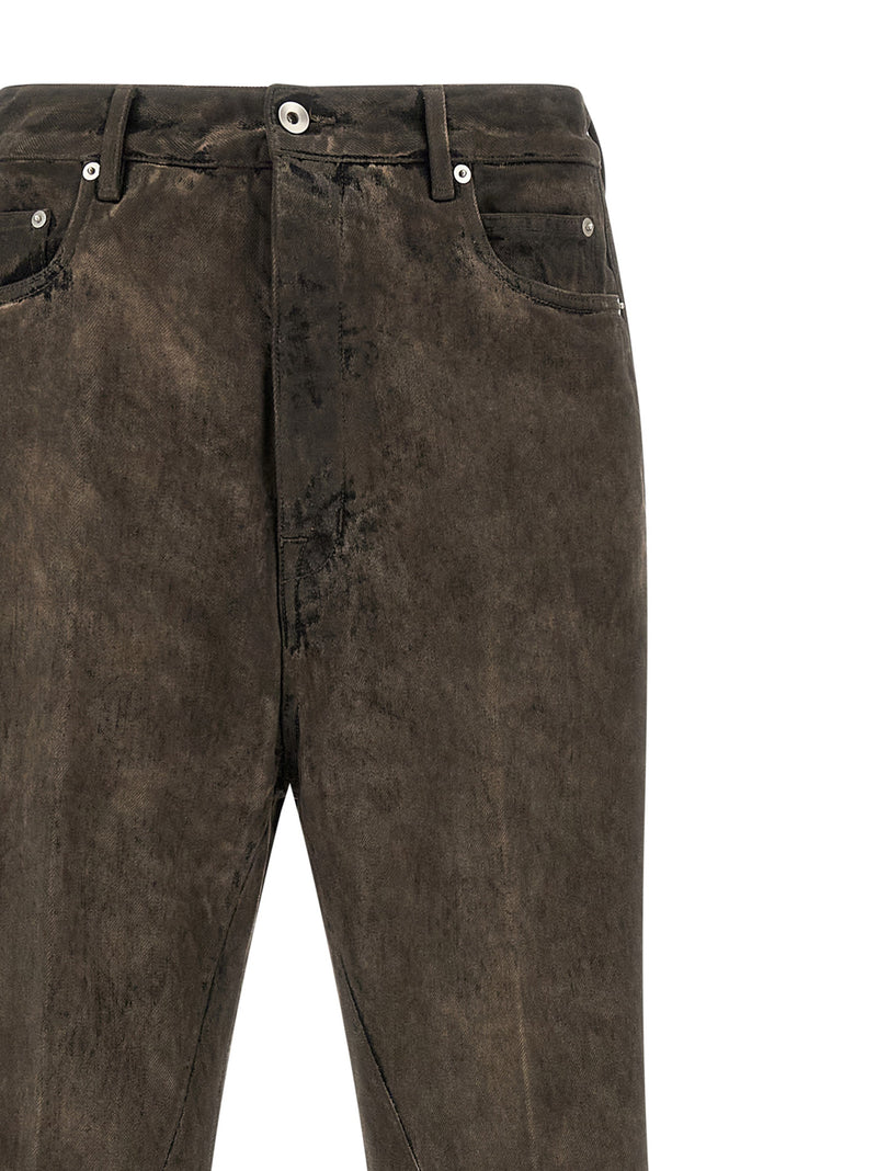 Rick Owens Gray Cotton Bootcut Jeans