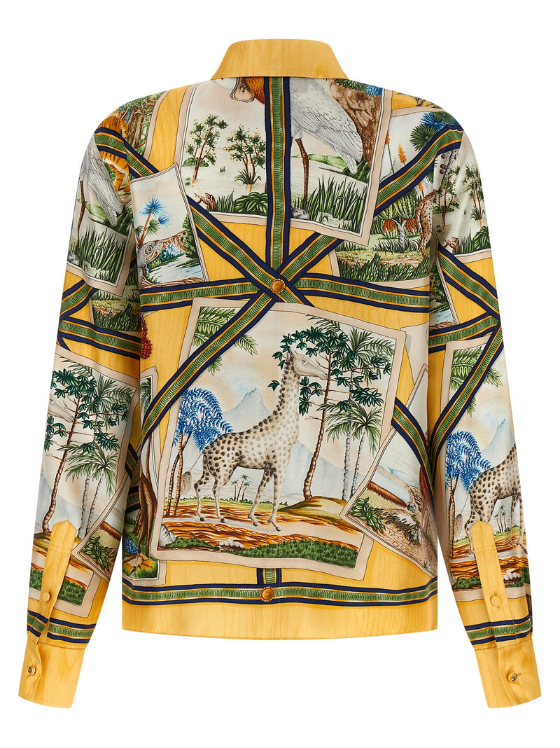 Gucci Multicolor Silk Blouse