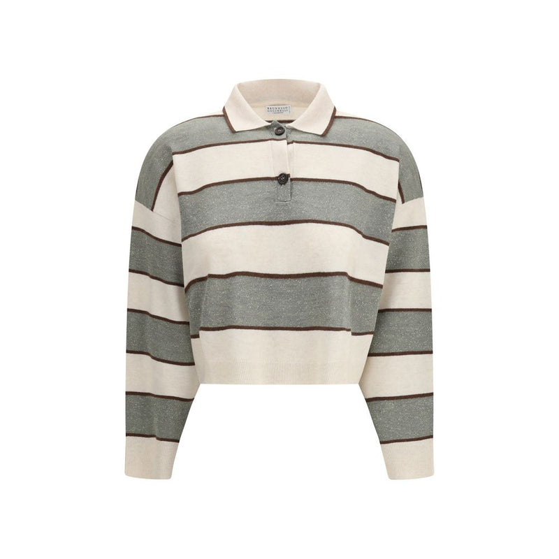 Brunello Cucinelli Multicolor Wool Oves Aries T-Shirt