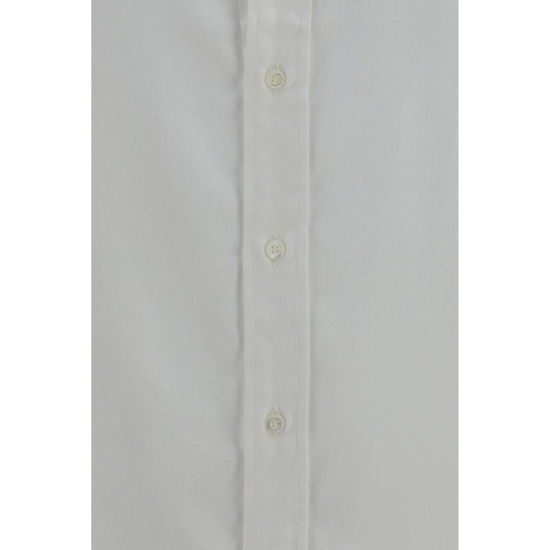 Brunello Cucinelli White Cotton Dress Shirt