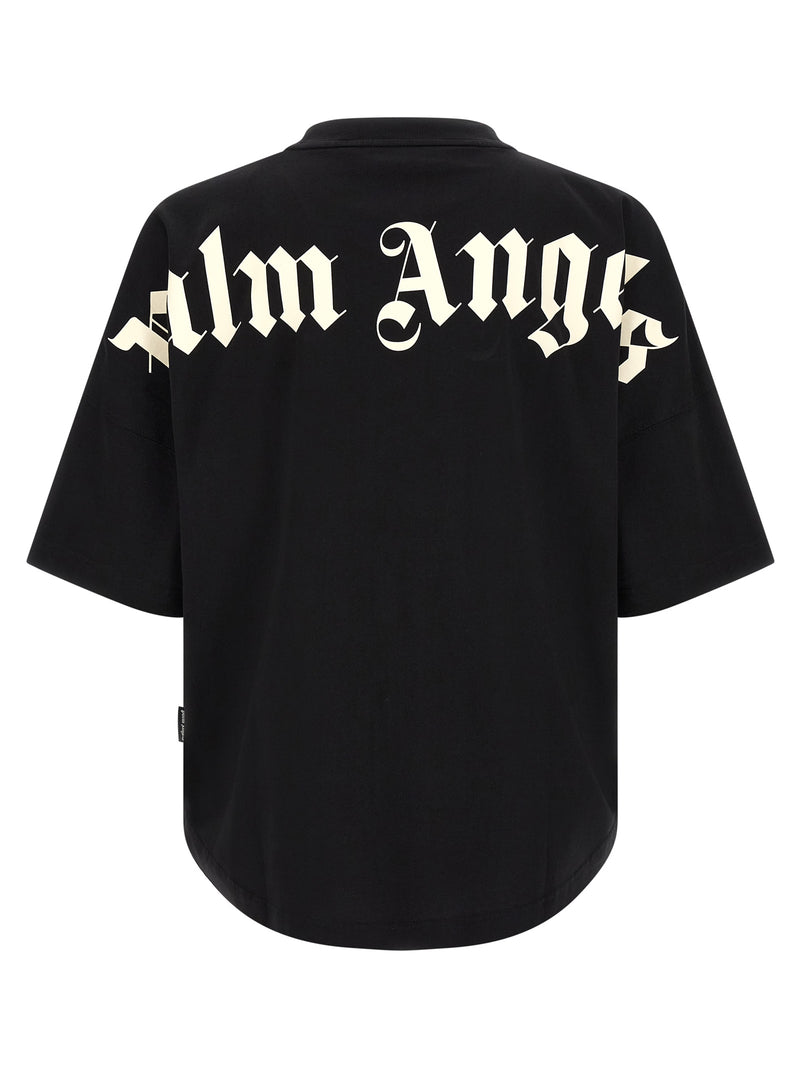 Palm Angels Black Cotton T-Shirt