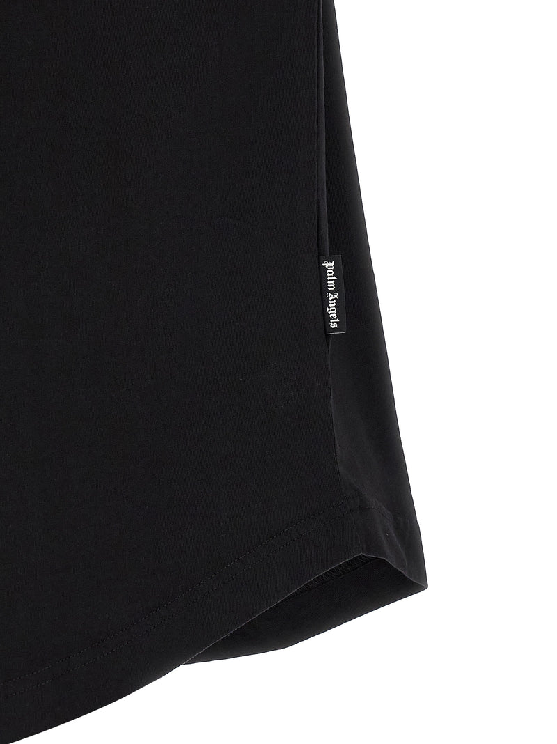 Palm Angels Black Cotton T-Shirt
