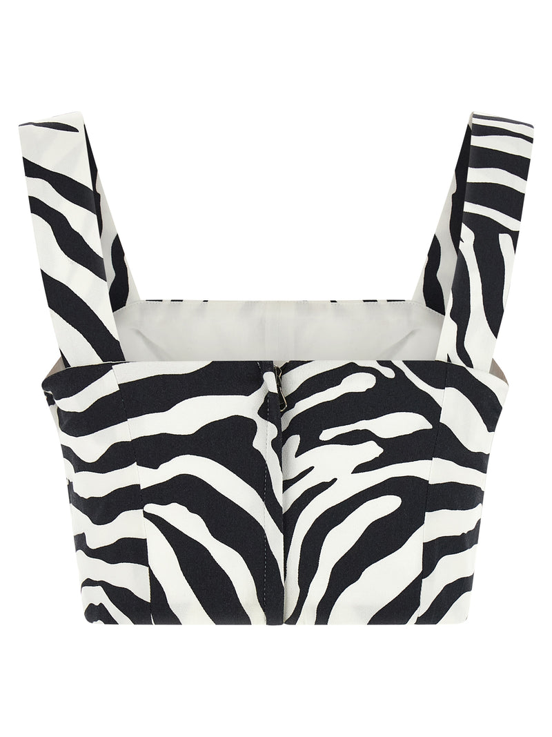 Dolce & Gabbana Bicolor Cotton Tank Tops