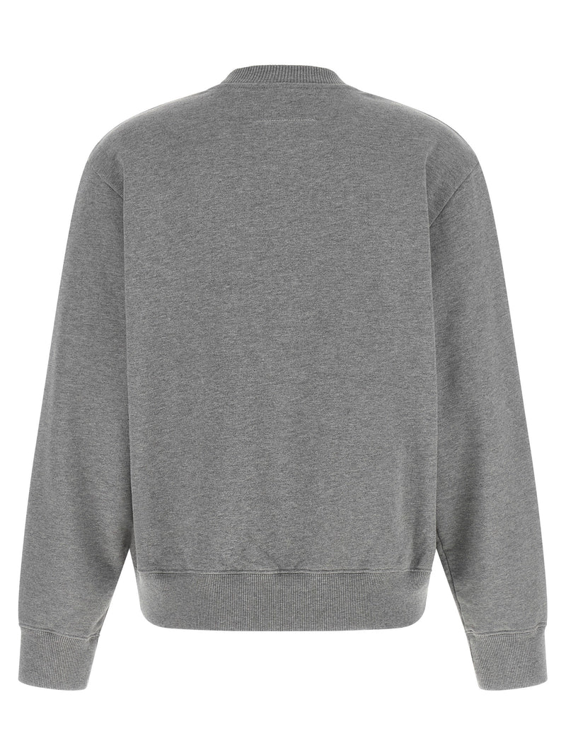 MM6 Maison Margiela Gray Cotton Sweatshirt