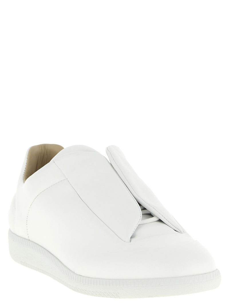 Maison Margiela White Calfskin Low Top Sneakers