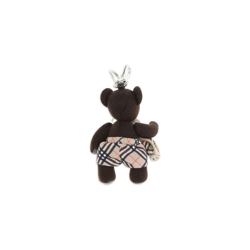 Burberry Brown Wool Oves Aries Keychain