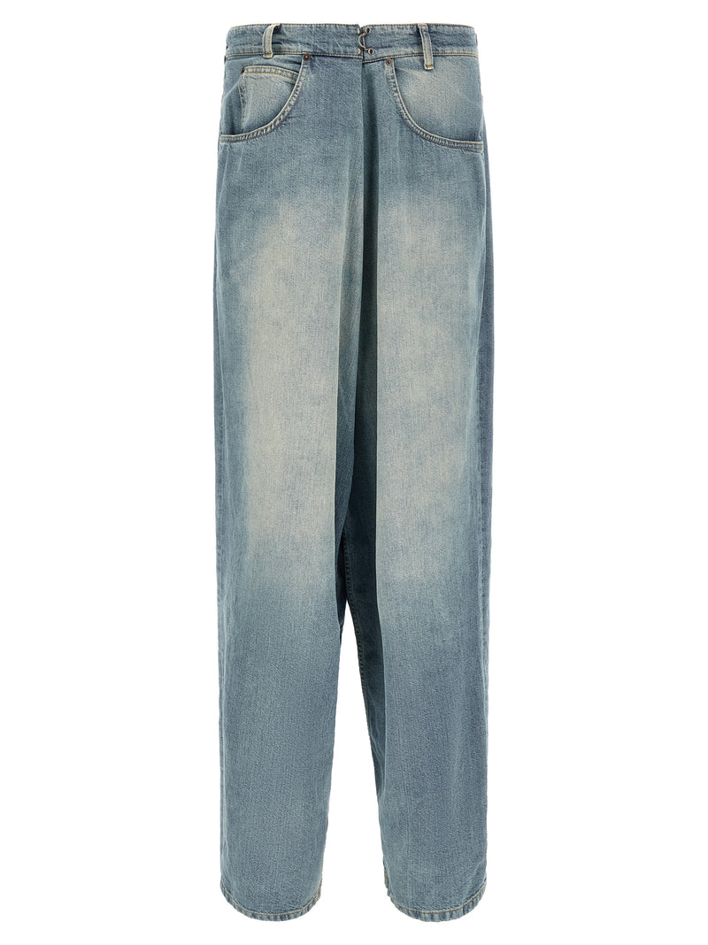 Maison Margiela Blue Cotton Jeans Denim