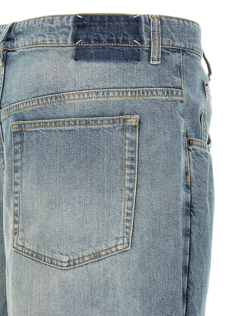 Maison Margiela Blue Cotton Jeans Denim