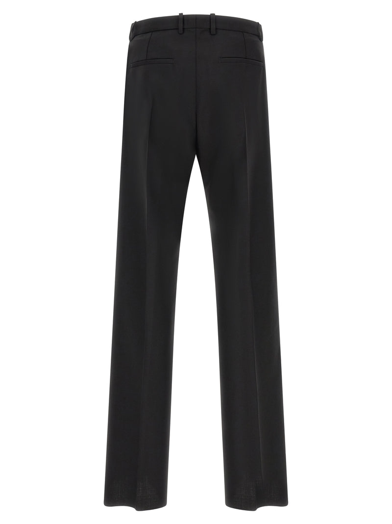 Jil Sander Black Virgin Wool Dress Pants
