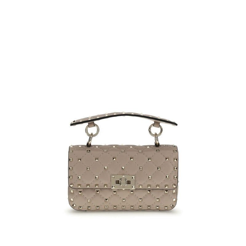 Valentino Garavani Beige Calf Leather Bos Taurus Handbag