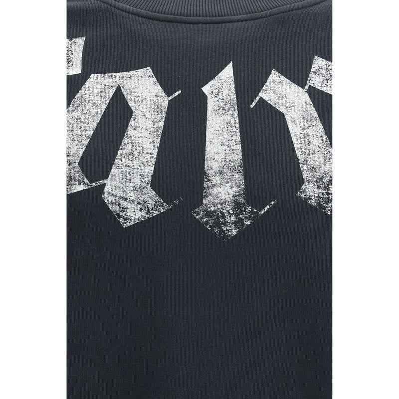 Palm Angels Black Cotton Sweatshirt