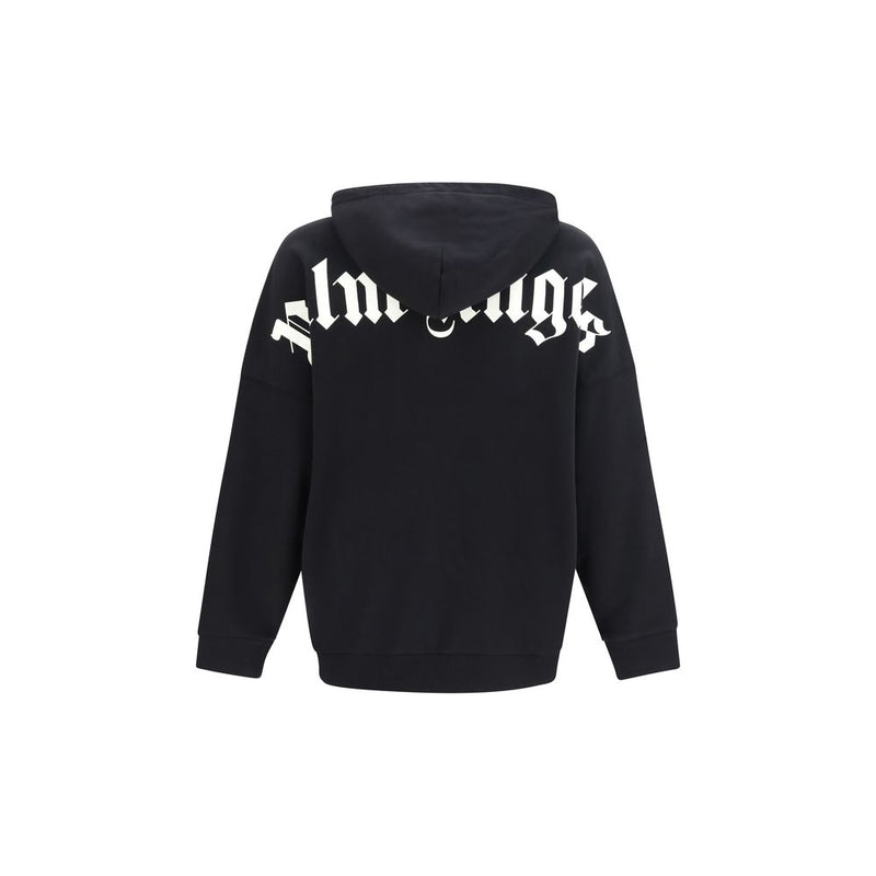 Palm Angels Black Cotton Sweatshirt