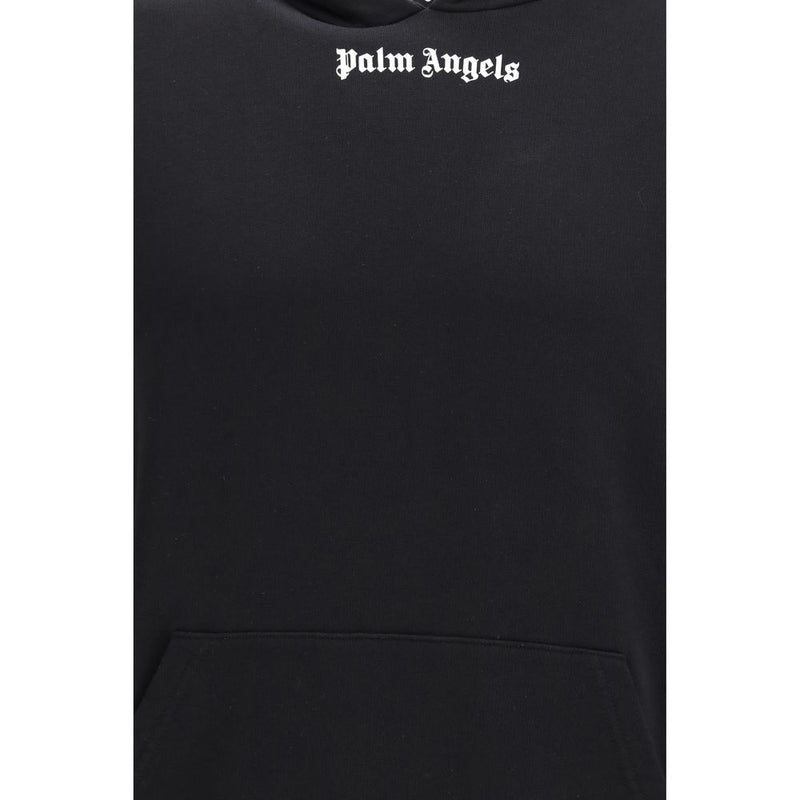 Palm Angels Black Cotton Sweatshirt