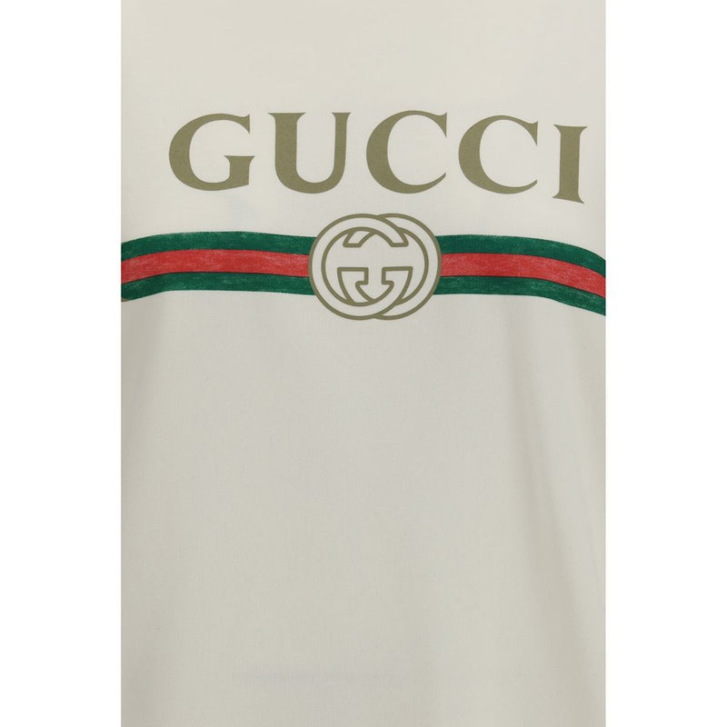 Gucci White Cotton Sweatshirt