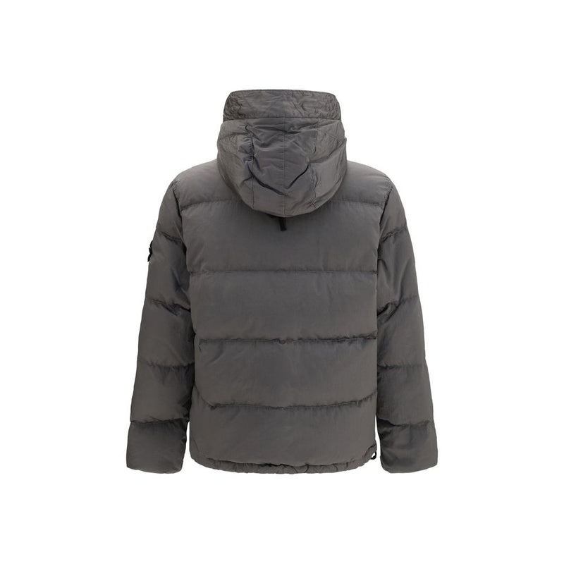 Stone Island Gray Polyamide Shell Jacket