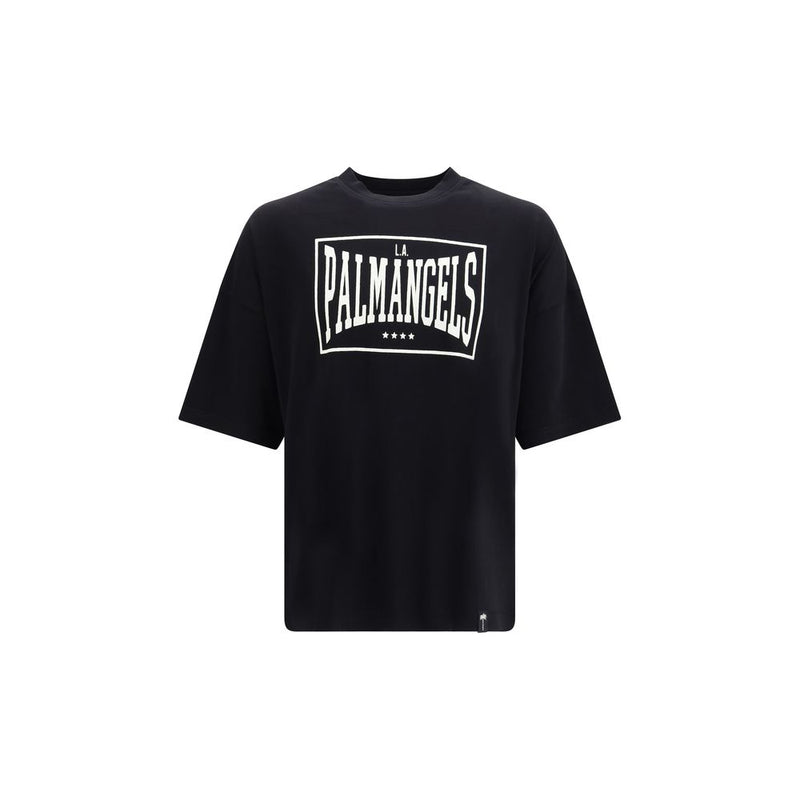 Palm Angels Black Cotton T-Shirt