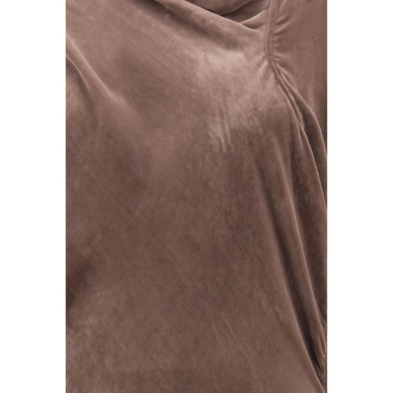 Rick Owens Brown Viscose Cocktail Dress