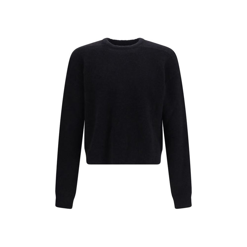 Rick Owens Black Alpaca Vicugna Pacos Sweatshirt