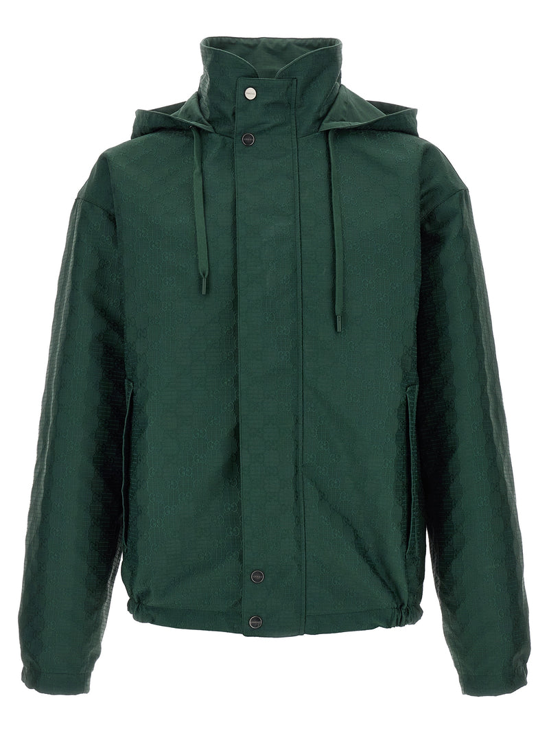 Gucci Bicolor Cotton Shell Jacket