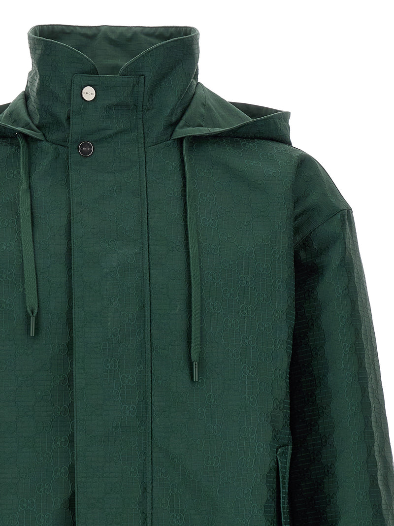 Gucci Bicolor Cotton Shell Jacket