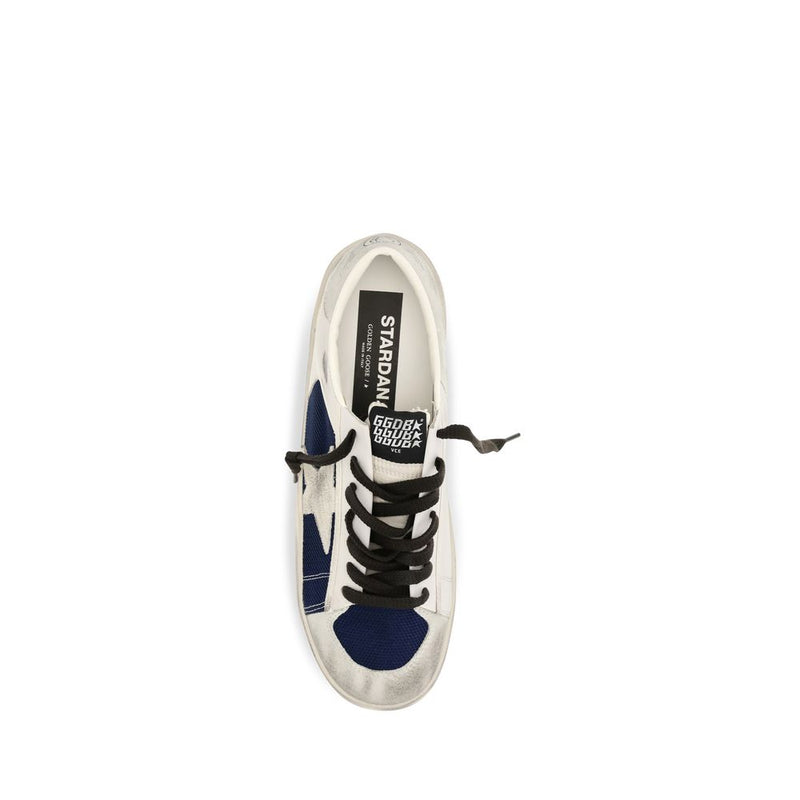 Golden Goose Gray Calf Leather Bos Taurus Low Top Sneakers