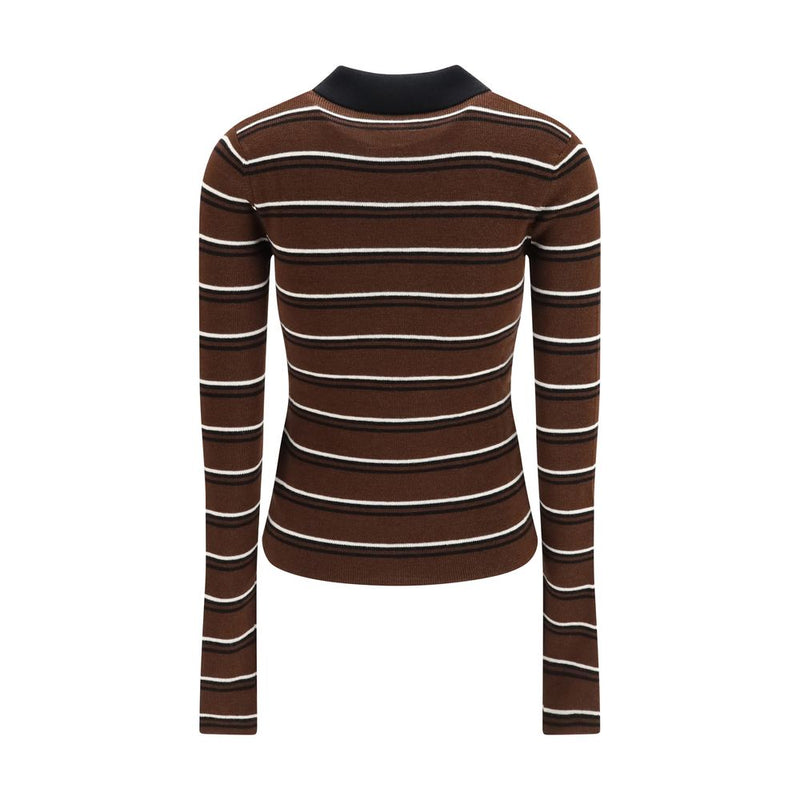 Camisa de vestir de lana Ganni para mujer