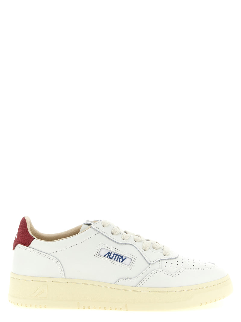 Autry Bordeaux Cowhide Athletic Sneakers