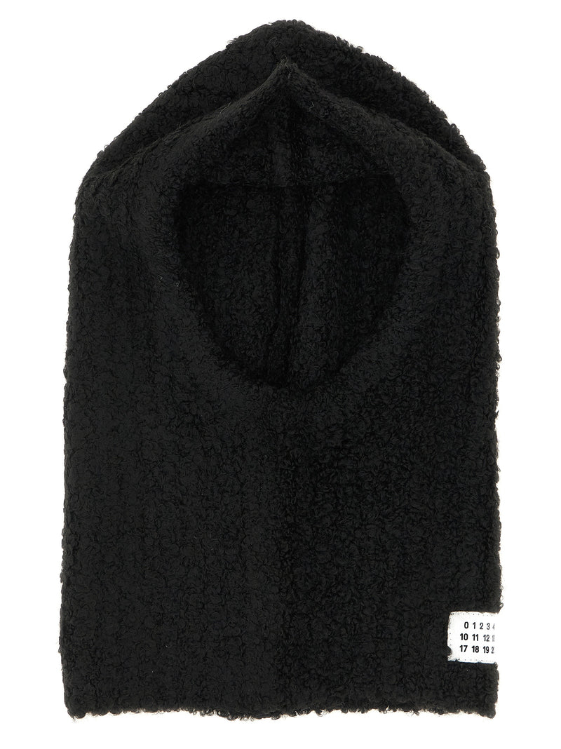 MM6 Maison Margiela Black Marabou Hat