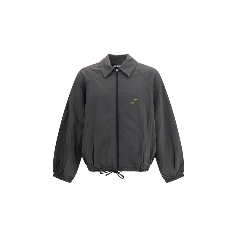 Jacquemus Gray Polyamide Full-Length Jacket
