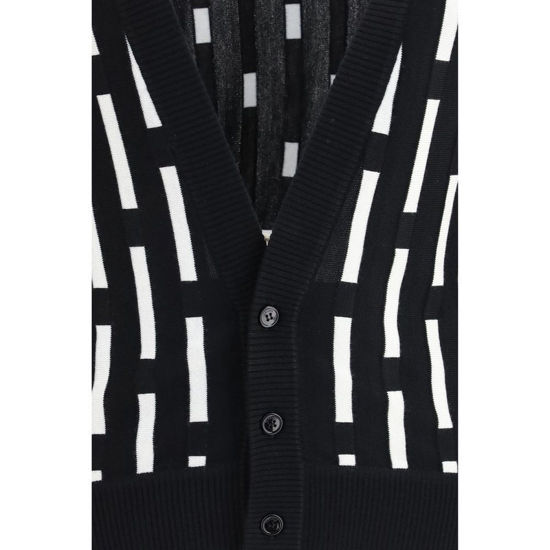 Versace Multicolor Wool Oves Aries Cardigan