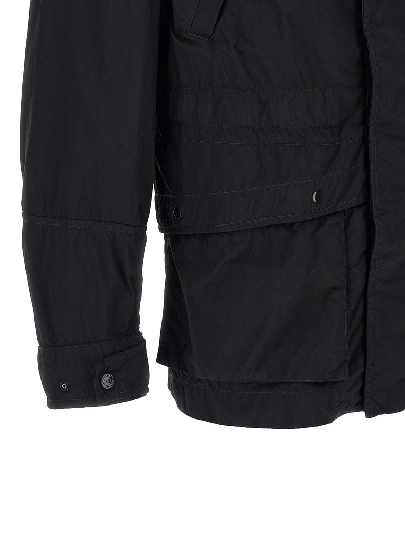 Stone Island Black Polyamide Shell Jacket