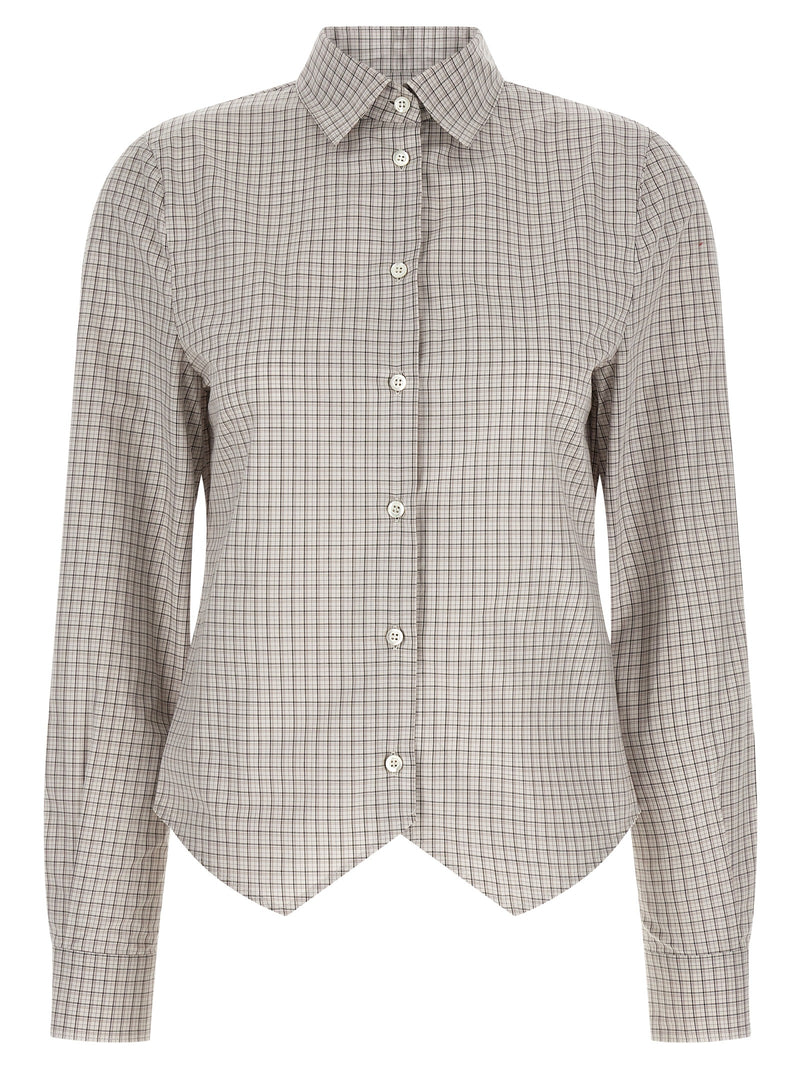Maison Margiela Beige Cotton Blouse