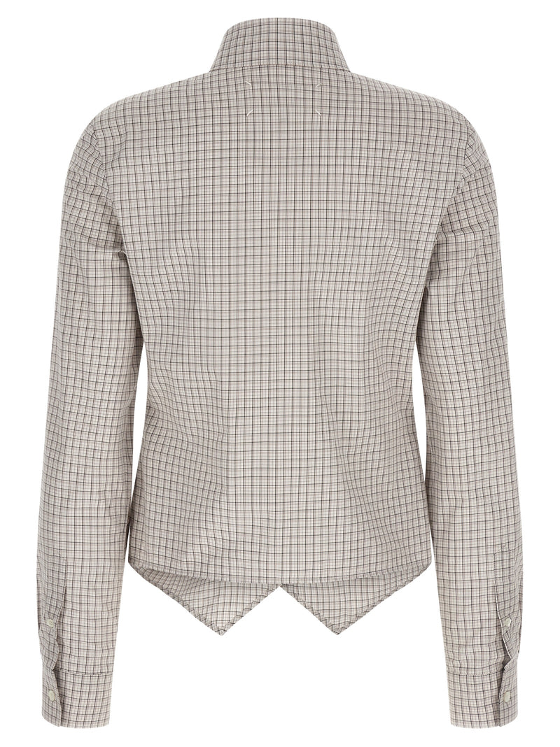 Maison Margiela Beige Cotton Blouse