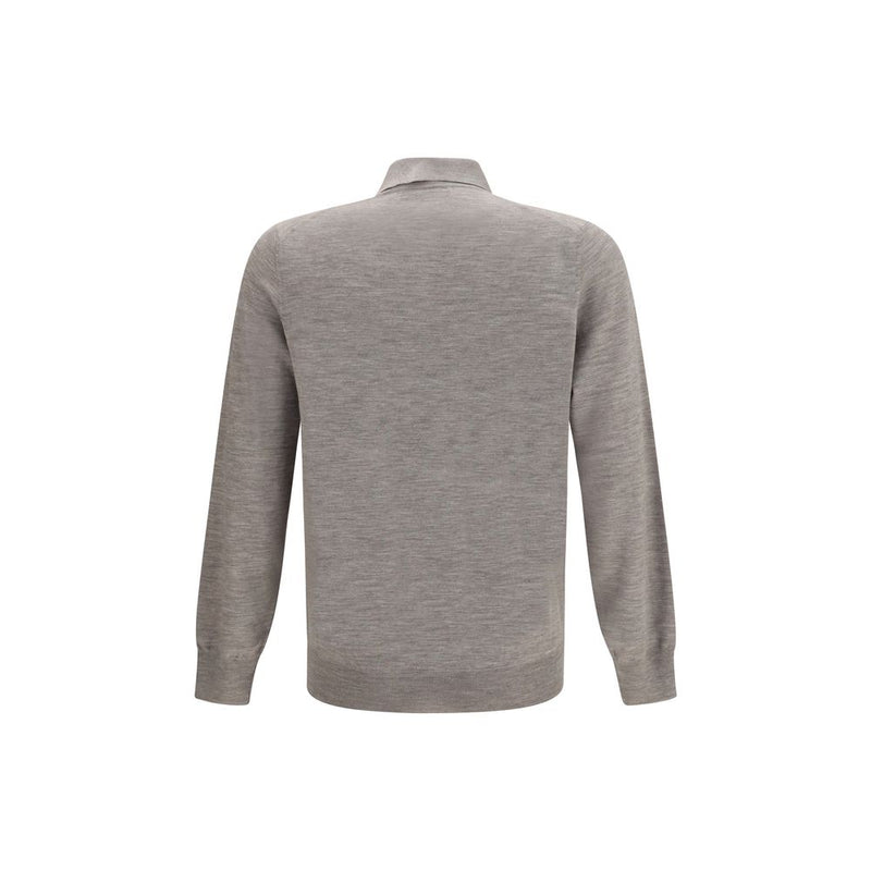 Brunello Cucinelli Gray Cashmere Sweatshirt