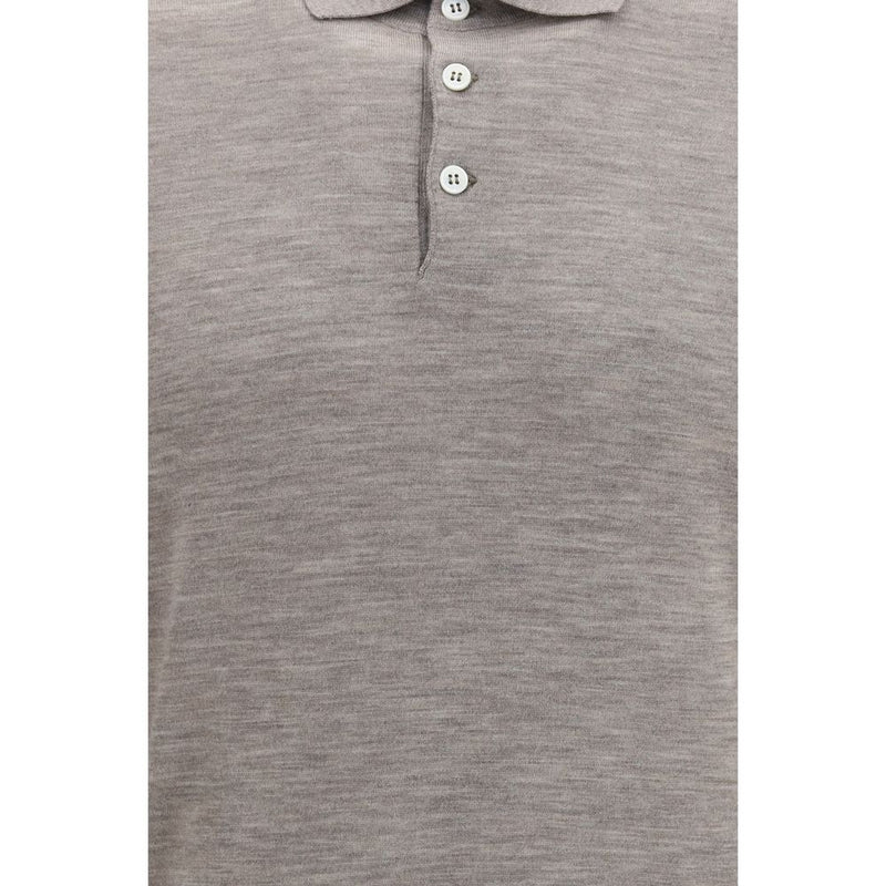 Brunello Cucinelli Gray Cashmere Sweatshirt
