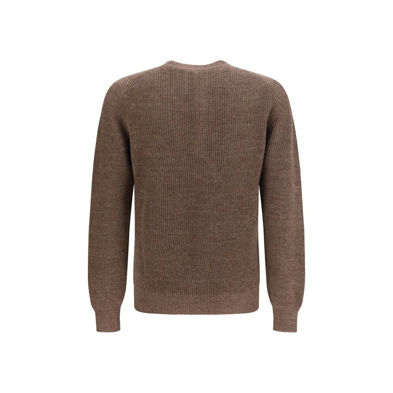 Brunello Cucinelli Brown Linen Sweatshirt