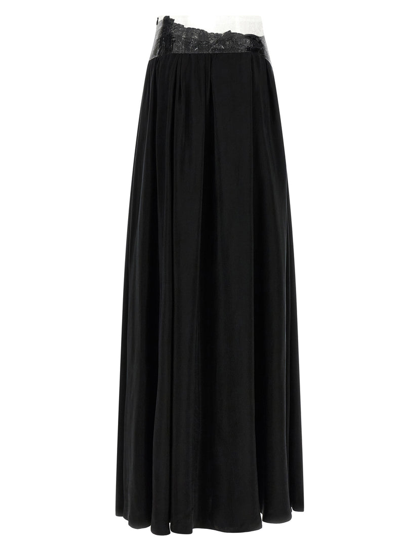 Maison Margiela Black Copper Mini Skirt
