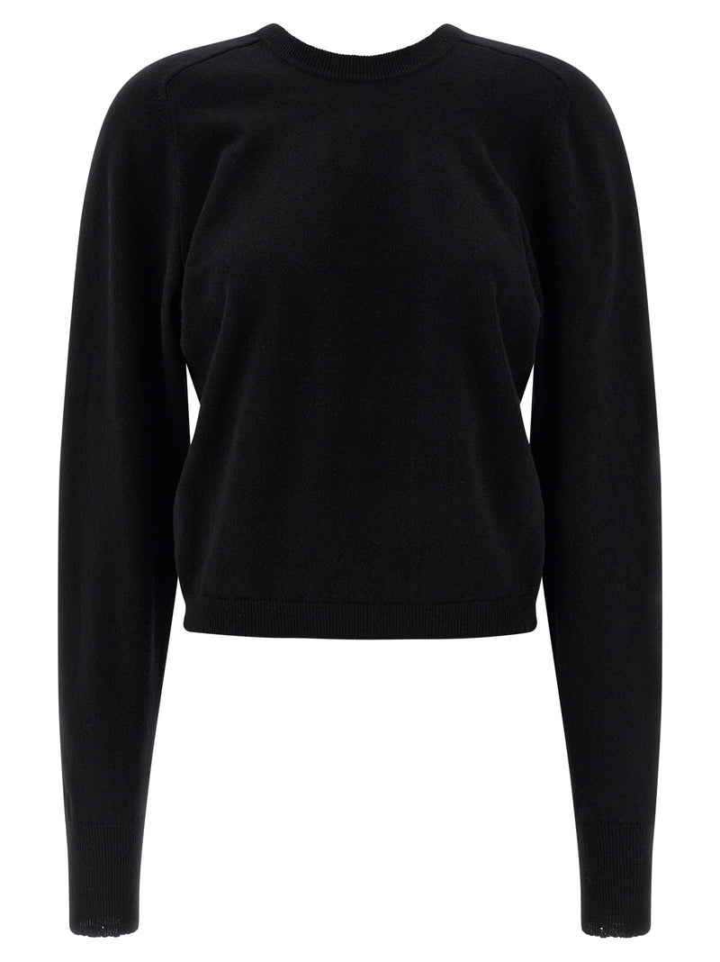 Maison Margiela Black Virgin Wool Cardigan