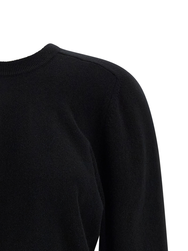 Maison Margiela Black Virgin Wool Cardigan