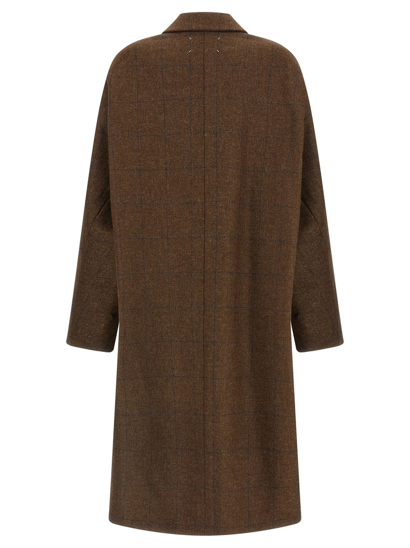 Maison Margiela Brown Wool Coat