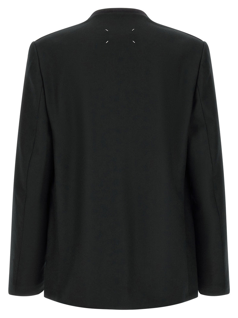 Maison Margiela Black Virgin Wool Blazer