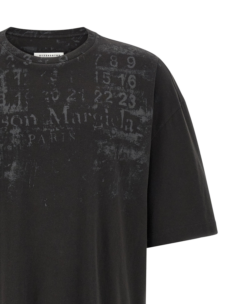 Maison Margiela Black Cotton T-Shirt