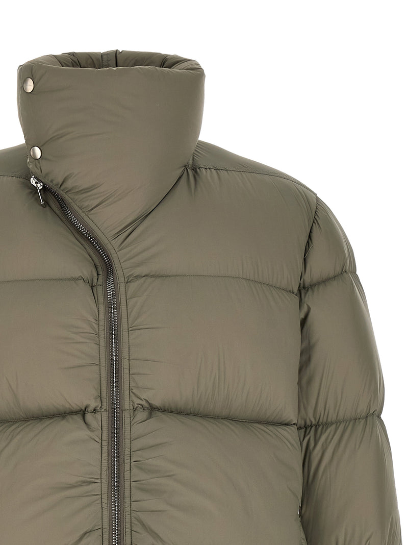Rick Owens Bicolor Nylon Full-Length Jacket