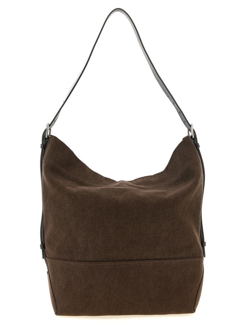 Lemaire Brown Cotton Tote Bag